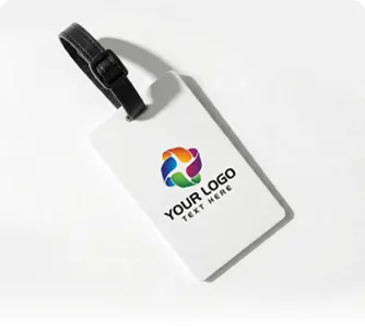 Custom Plastic Golf Bag Tag with Custom Logo