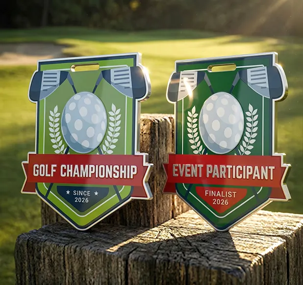 Custom Double Sided Metal Bag Tags