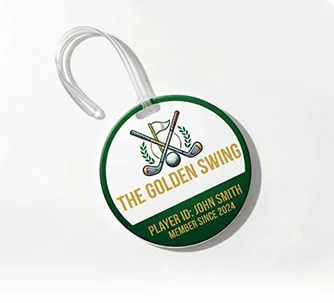 Colorful Custom Plastic Luggage Identifiers Tags