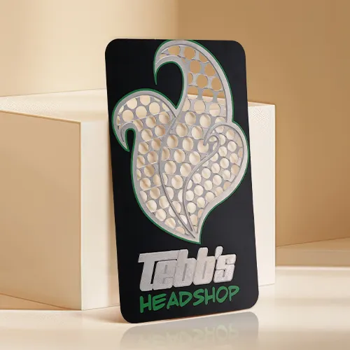 luxury metal business cards
