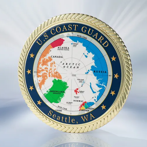 US Coast Guard Arctic Service Challenge Coins