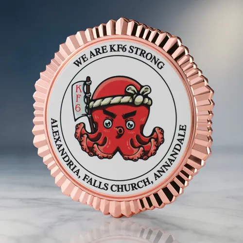 Custom KF6 Strong DCSA Challenge Coins Custom KF6 Strong DCSA Challenge Coins