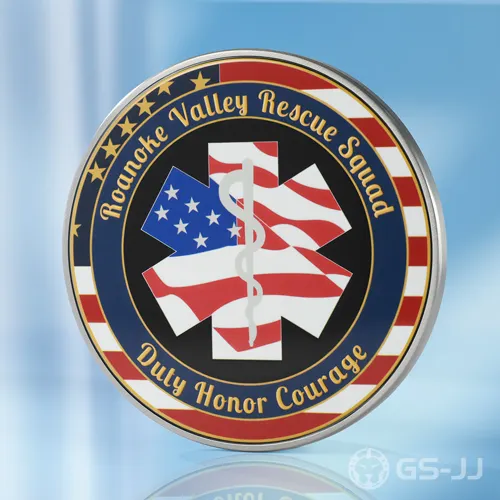 Roanoke Valley Rescue Squad Challenge Coins Roanoke Valley Rescue Squad Challenge Coins