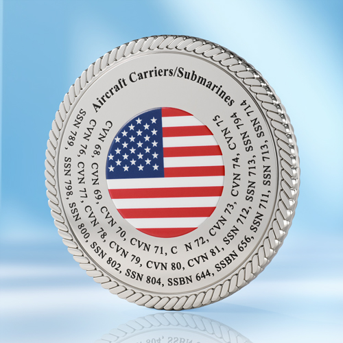 Master Shipbuilder Retirement Challenge Coins