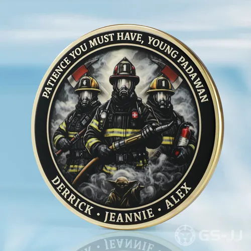 Captain Jeannie Power Challenge Coins Captain Jeannie Power Challenge Coins