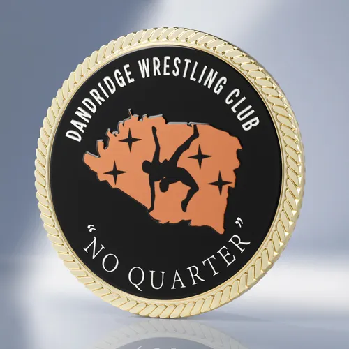Maury Hornets Wrestling Challenge Coins Maury Hornets Wrestling Challenge Coins