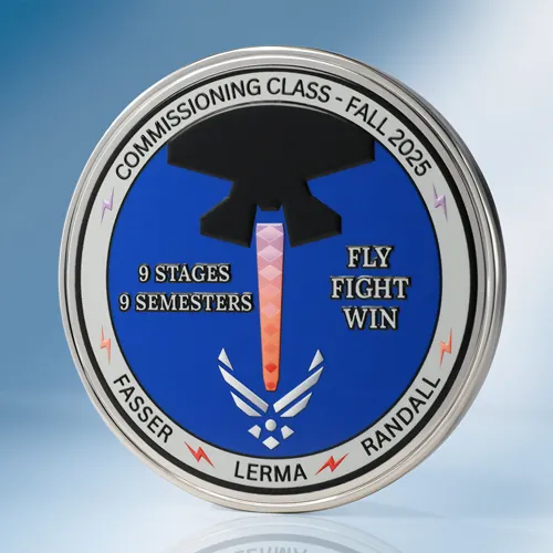 AFROTC Detachment 538 Fall 2025 Challenge Coins AFROTC Detachment 538 Fall 2025 Challenge Coins