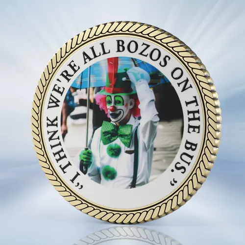 Sober Camp Clown Challenge Coins Sober Camp Clown Challenge Coins