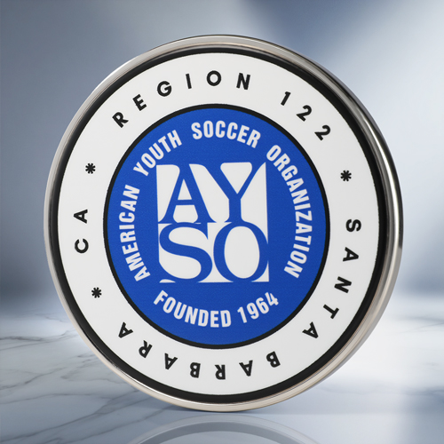 AYSO Soccer  Challenge Coins