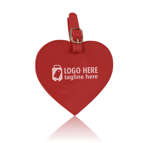 Customizable Heart Shape Travel Tag
