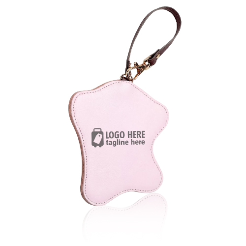 Happy Bear PU Leather Travel Luggage Tag