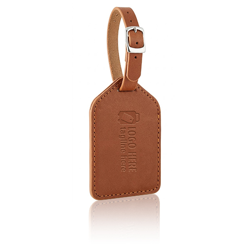 PU Leather Business Luggage Tag with Strap