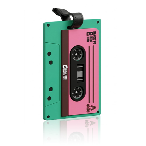 PVC Soft Audio Tape Luggage Tags