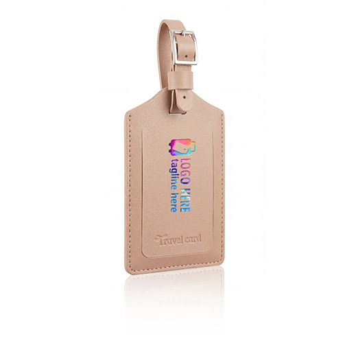 Personalized PU Leather Luggage Tags with UV Printing