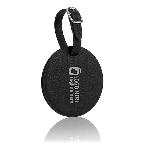 Round PU Travel Bag Tag