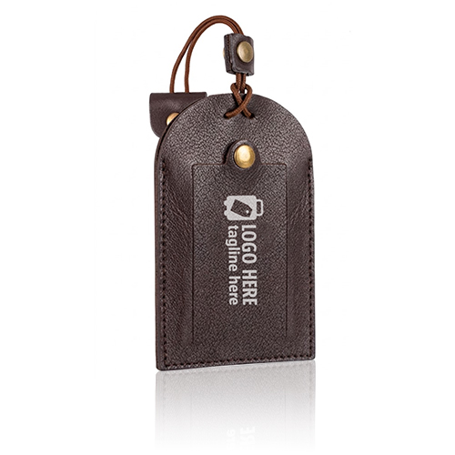 Vintage echte leren bagagelabels