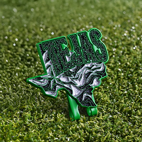 Tejas Texas Map Soft Enamel Hat Clip