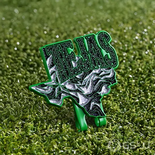 Tejas Texas Map Soft Enamel Hat Clip Tejas Texas Map Soft Enamel Hat Clip