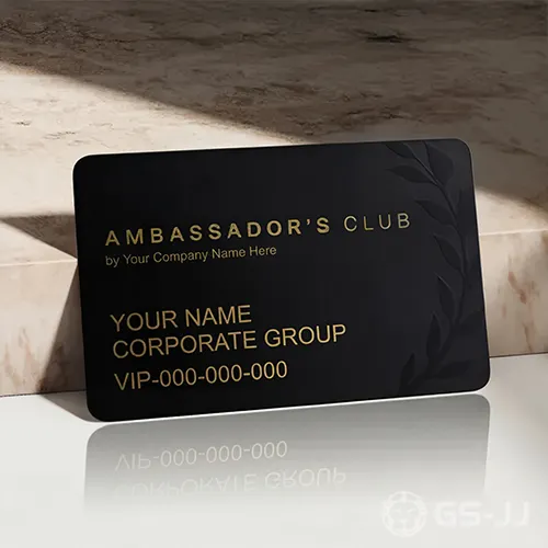 Ambassador's Club Black Metal Cards Ambassador's Club Black Metal Cards
