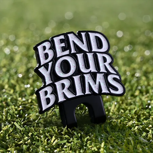 Custom Bend Your Brims Soft Enamel Hat Clip