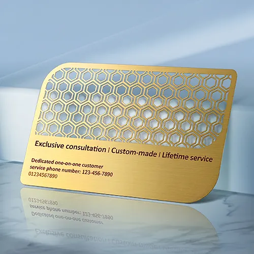 Gold Stainless Steel Business Cards Gold Stainless Steel Business Cards