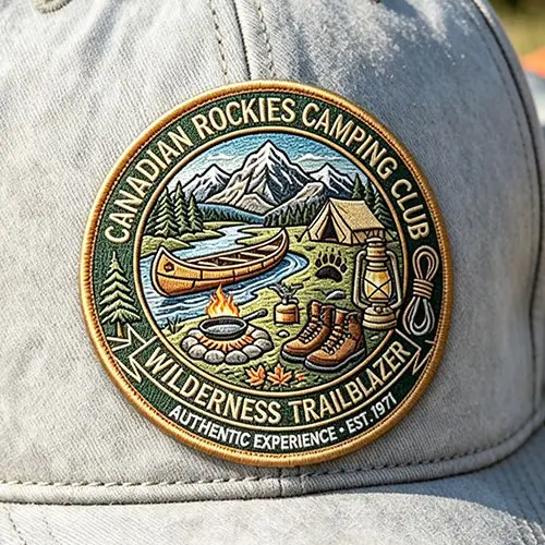 Canadian Rockies Camping Club Patch Canadian Rockies Camping Club Patch