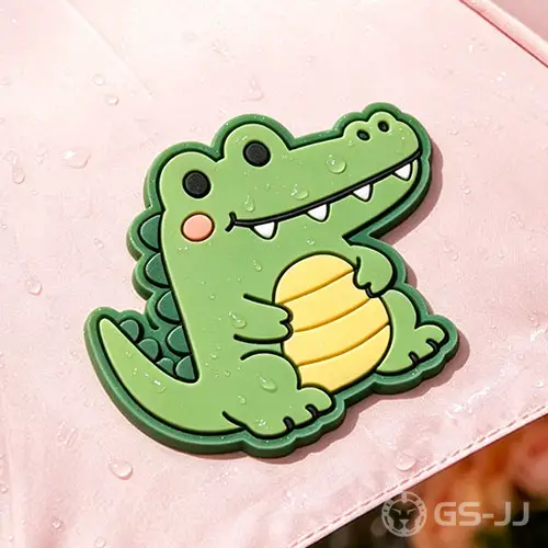 Cute Cartoon Crocodile PVC Patch Cute Cartoon Crocodile PVC Patch