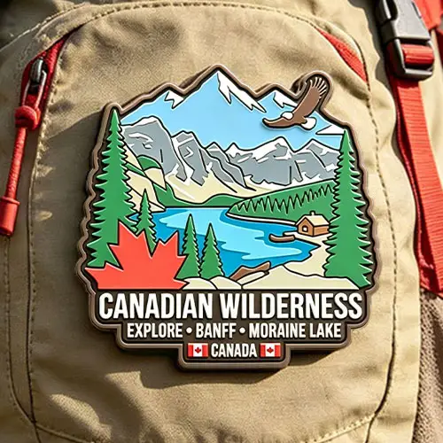 Moraine Lake Adventure PVC Patch Moraine Lake Adventure PVC Patch