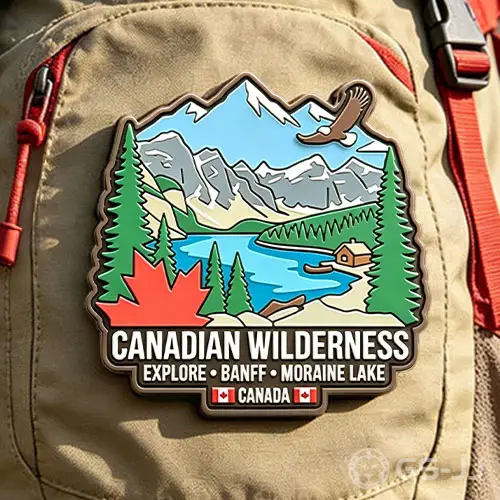 Moraine Lake Adventure PVC Patch Moraine Lake Adventure PVC Patch
