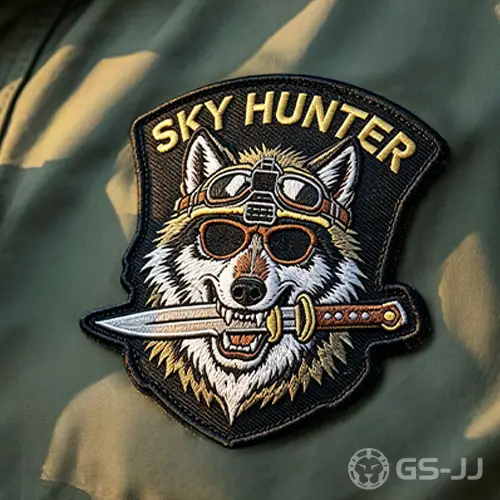 Sky Hunter Embroidered Tactical Patch Sky Hunter Embroidered Tactical Patch