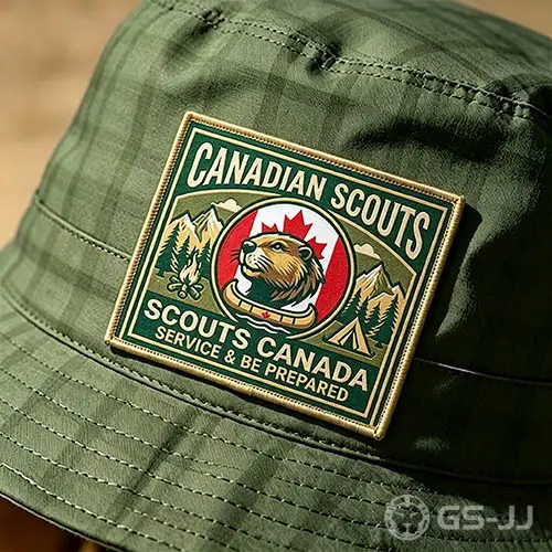 Classic Canadian Wilderness Camping Printed Patch Classic Canadian Wilderness Camping Printed Patch