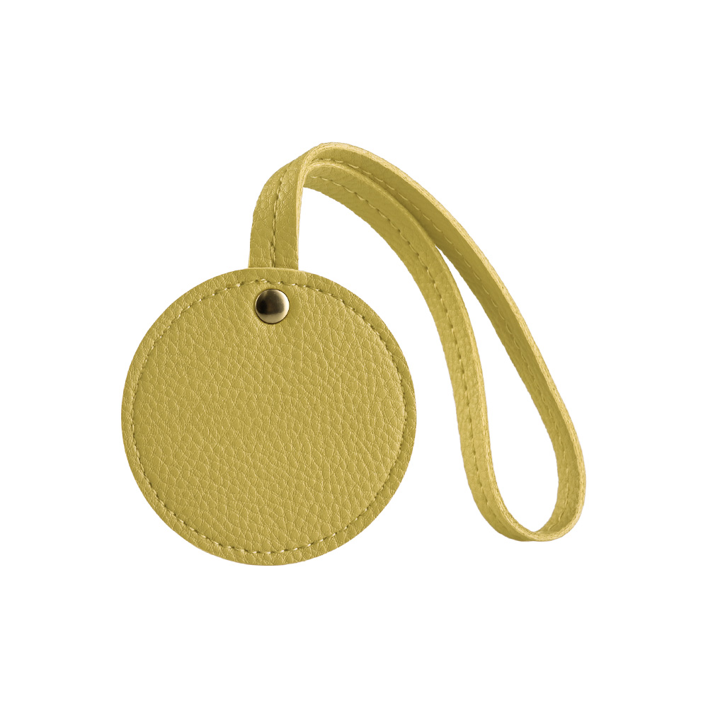 PU Leather Multifunctional Luggage Tags Yellow PU Leather Multifunctional Luggage Tags Yellow