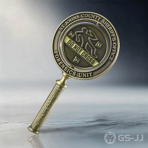 Forensic Spinner Challenge Coins