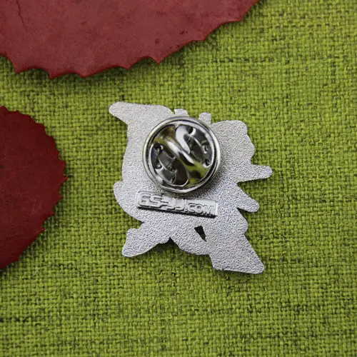 Bird and Rose Lapel Pins