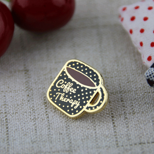 Custom Made Pins for Coffee Cup