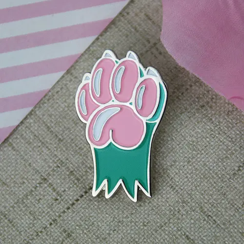 Custom Made Pins for Pink Paw Custom Made Pins for Pink Paw
