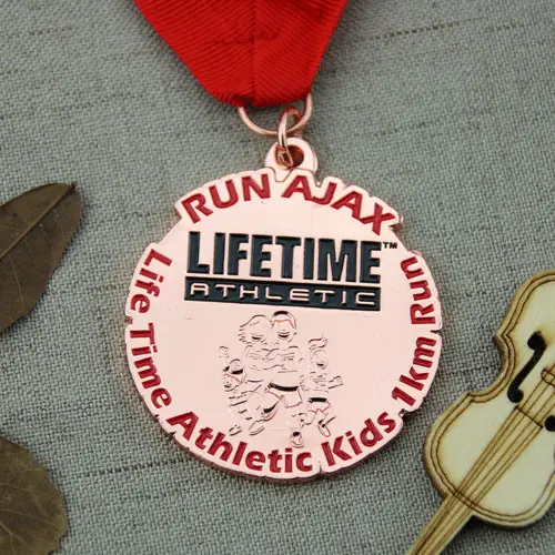 Custom Running Medals for Kids 1 Km Run Custom Running Medals for Kids 1 Km Run