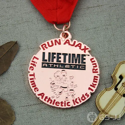 Custom Running Medals for Kids 1 Km Run Custom Running Medals for Kids 1 Km Run