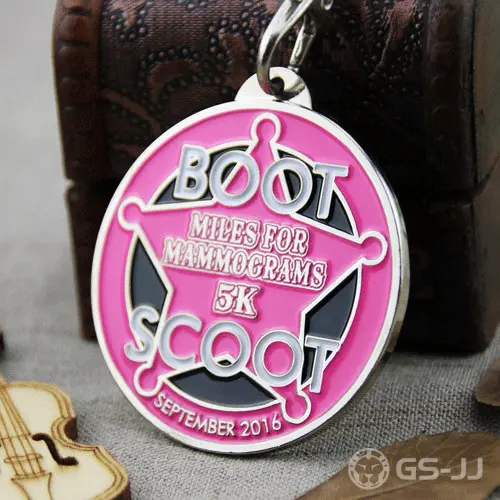 Miles for Mammograms 5k Custom Race Medals Miles for Mammograms 5k Custom Race Medals