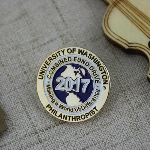 Soft Enamel Lapel Pins with Number 2017 Soft Enamel Lapel Pins with Number 2017
