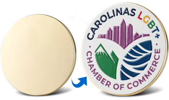 Carolinas LGBT+ Rush Personalized Coins