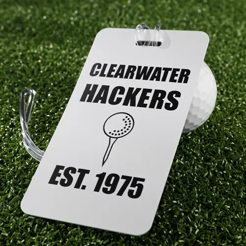 CLEARWATER HACKERS Golf Bag Tags