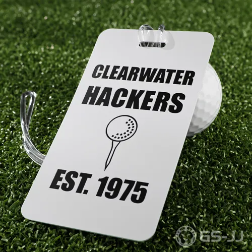 CLEARWATER HACKERS Golf Bag Tags CLEARWATER HACKERS Golf Bag Tags