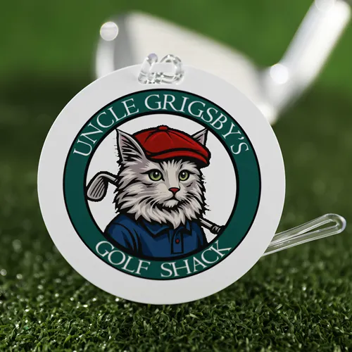 Custom Cat Golf Bag Tags