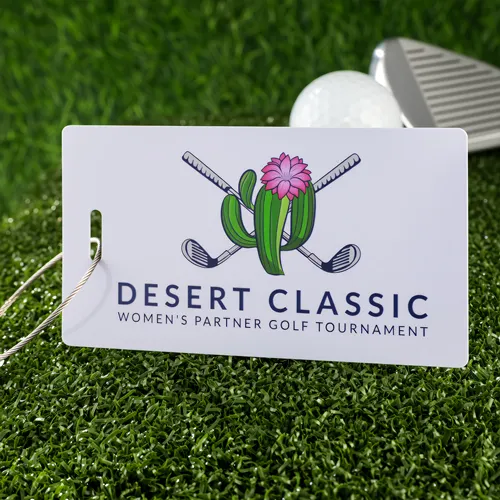 Desert Classic Women's Partner Golf Tournament Golf Bag Tags