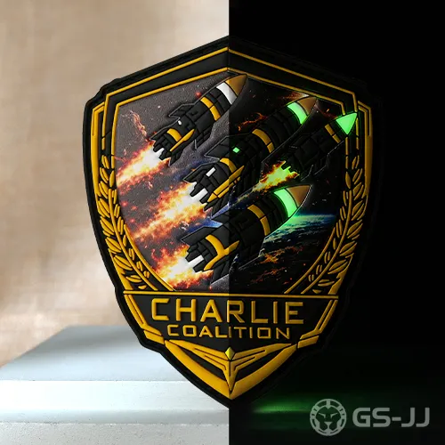 CHARLIE COALITION Printed Custom PVC Patches CHARLIE COALITION Printed Custom PVC Patches