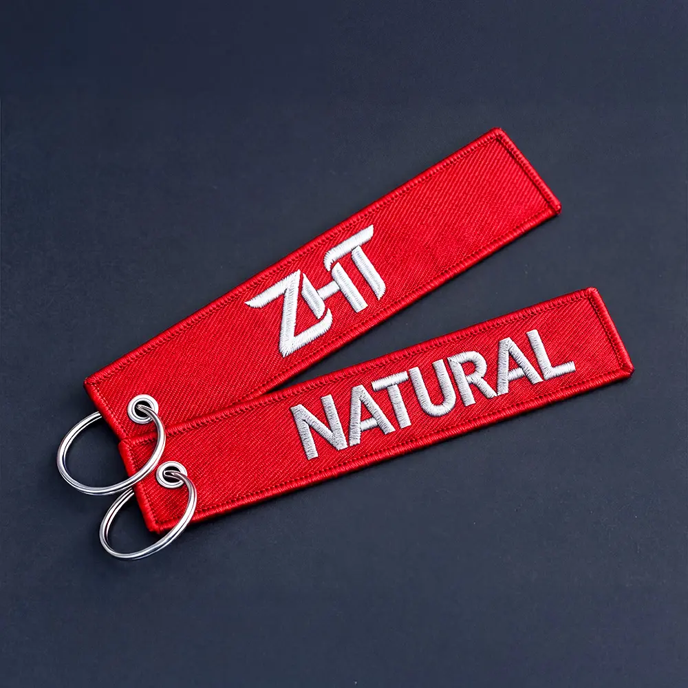 50% Embroidered Keychains