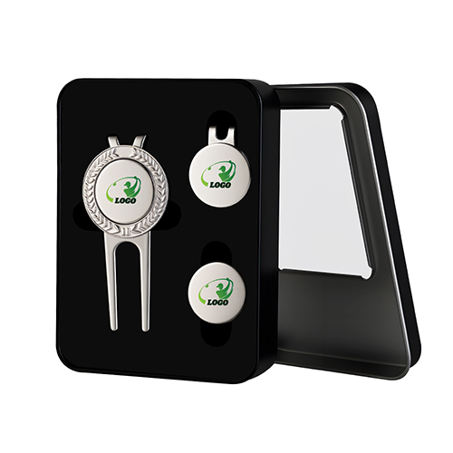 Patterns Golf Divot Tool and Ball Markers Set