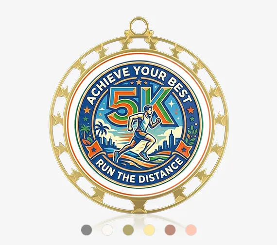 BEACH FRONT 5K Medal