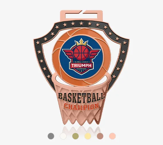 Basketball Frame Basketball Medal